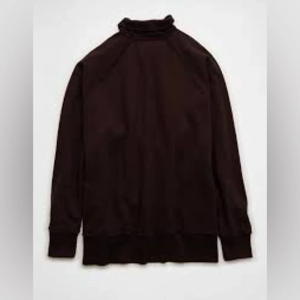 American Eagle big hug Henley sweatshirt dark brown - Picture 4 of 4